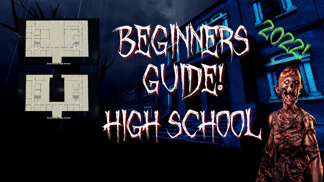 BEGINNERS GUIDE TO BROWNSTONE HIGH SCHOOL MAP IN PHASMOPHOBIA! 2022