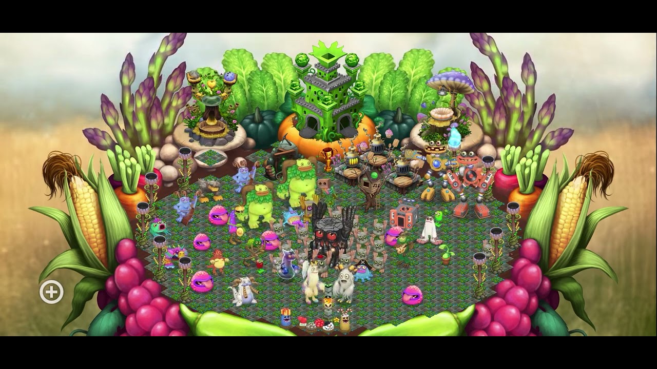 Almost complete plant island