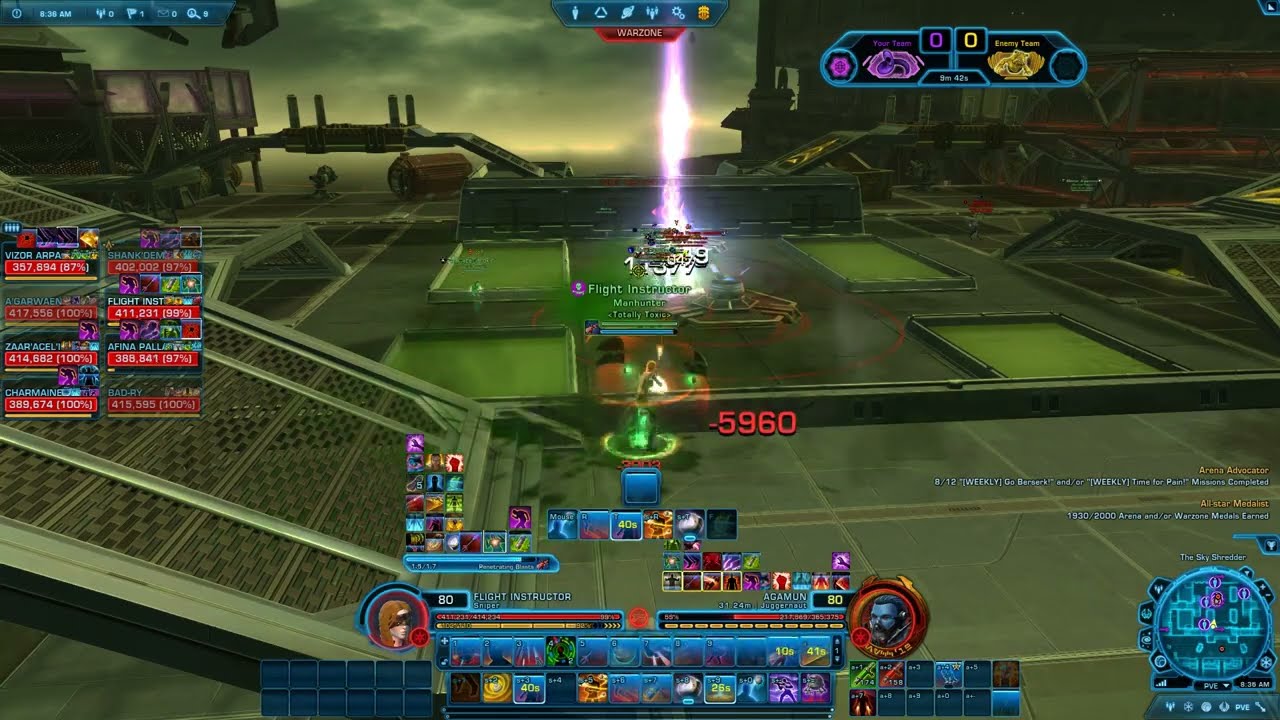 SWTOR 7.4.1 PvP - Marksman Sniper: Just a Solo Sniper on Vandin