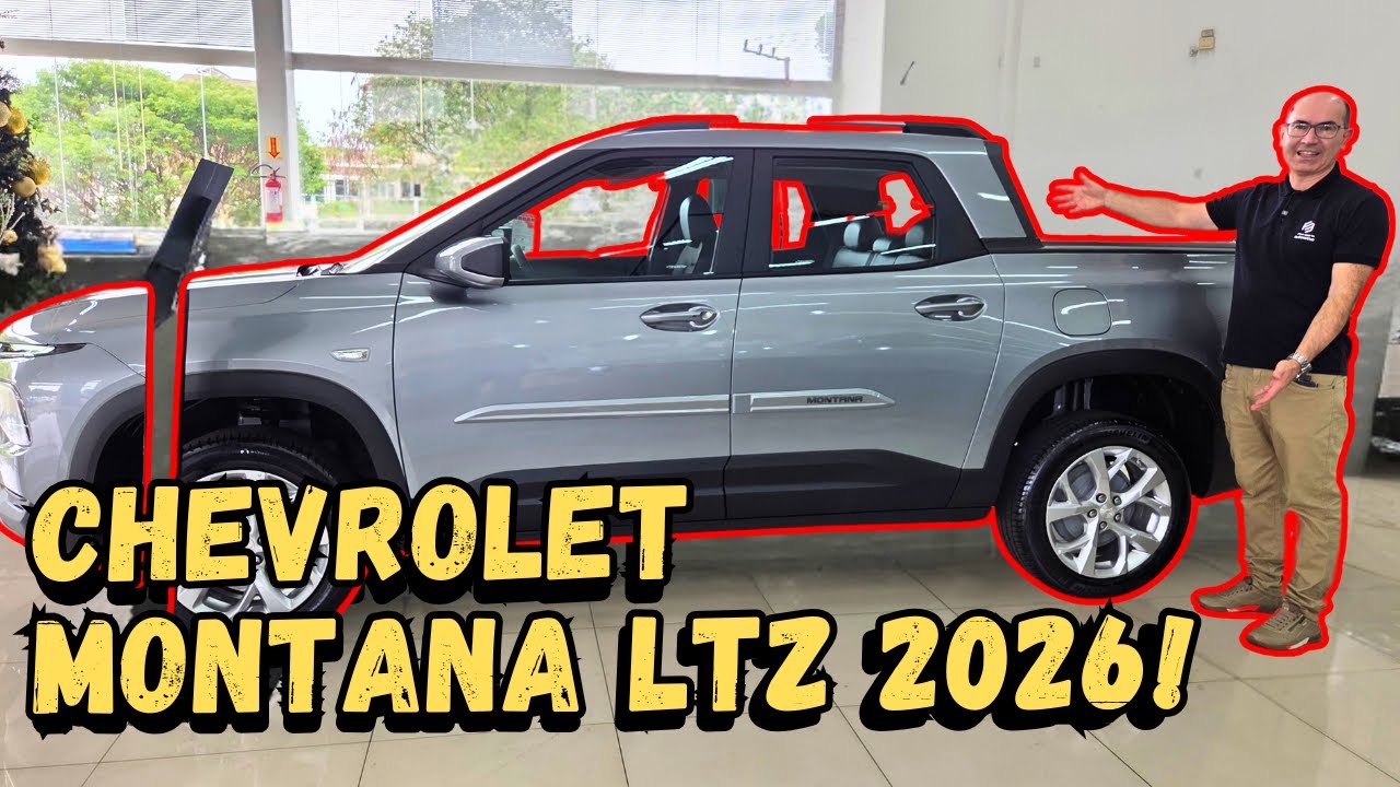 A MONTANA 2026 DA CHEVROLET CHEGOU NAS LOJAS!