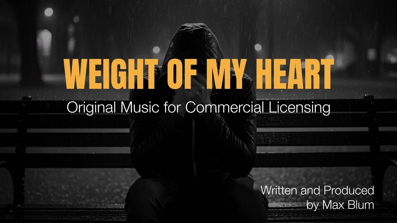 Weight of my Heart  - Emotional Radio Ready  Pop - Male Vocal - Original Music