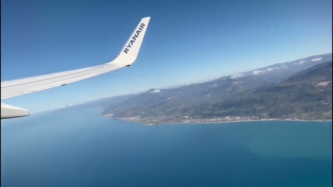 Take off from Lamezia Terme international airport italy 🇮🇹