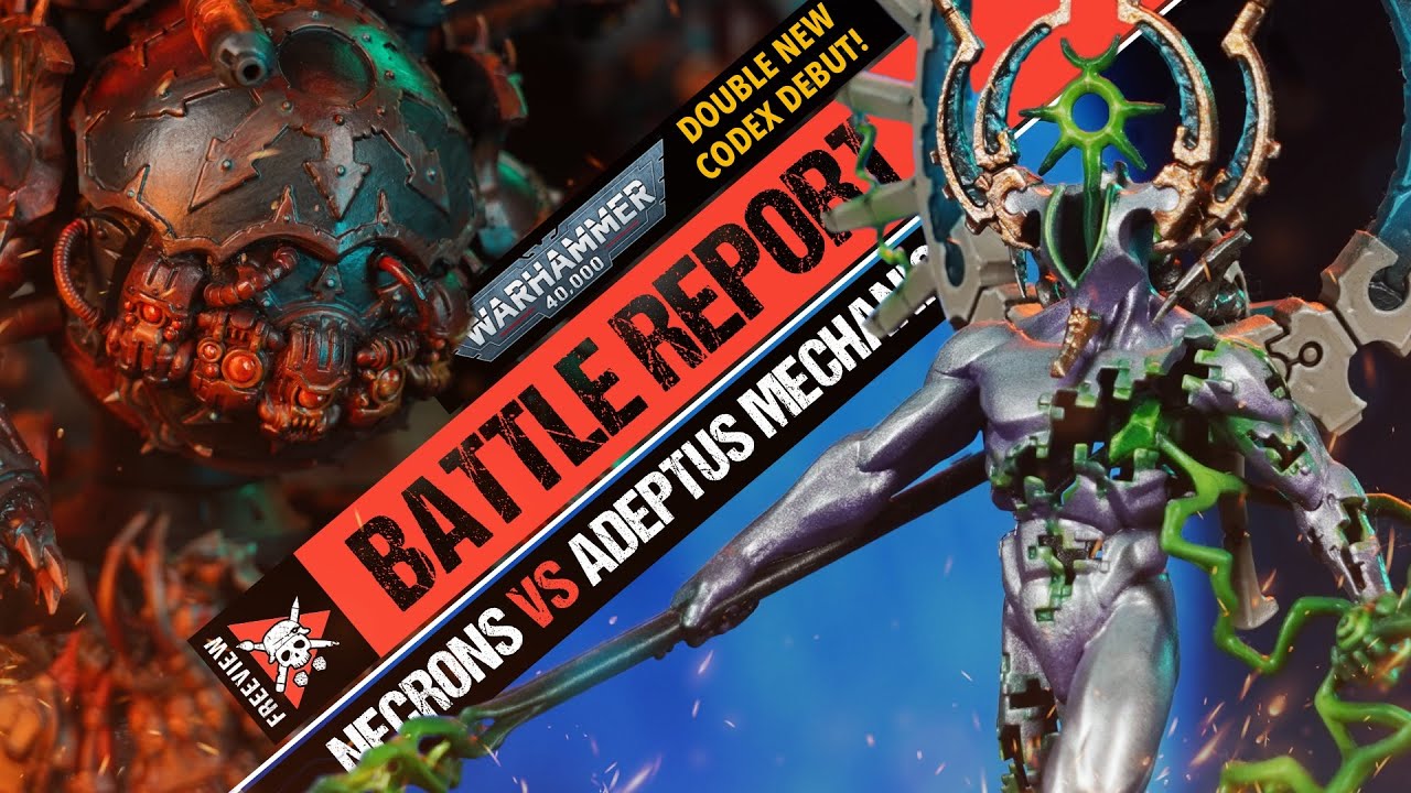 **NEW CODEX** Necrons vs Adeptus Mechanicus | Warhammer 40K Battle Report
