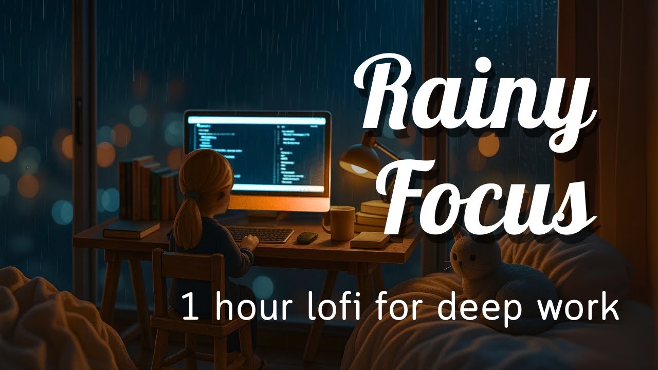rainy focus 🌧️ | 1 hour lofi beats for deep work & study