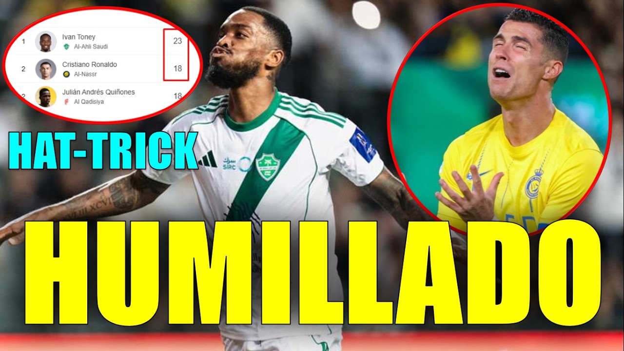 IVAN TONEY DEJA EN RIDÍCULO A CR7 EN ARABIA 😱 LE SACÓ 5 GOLES EN LA CARRERA POR EL PICHICHI