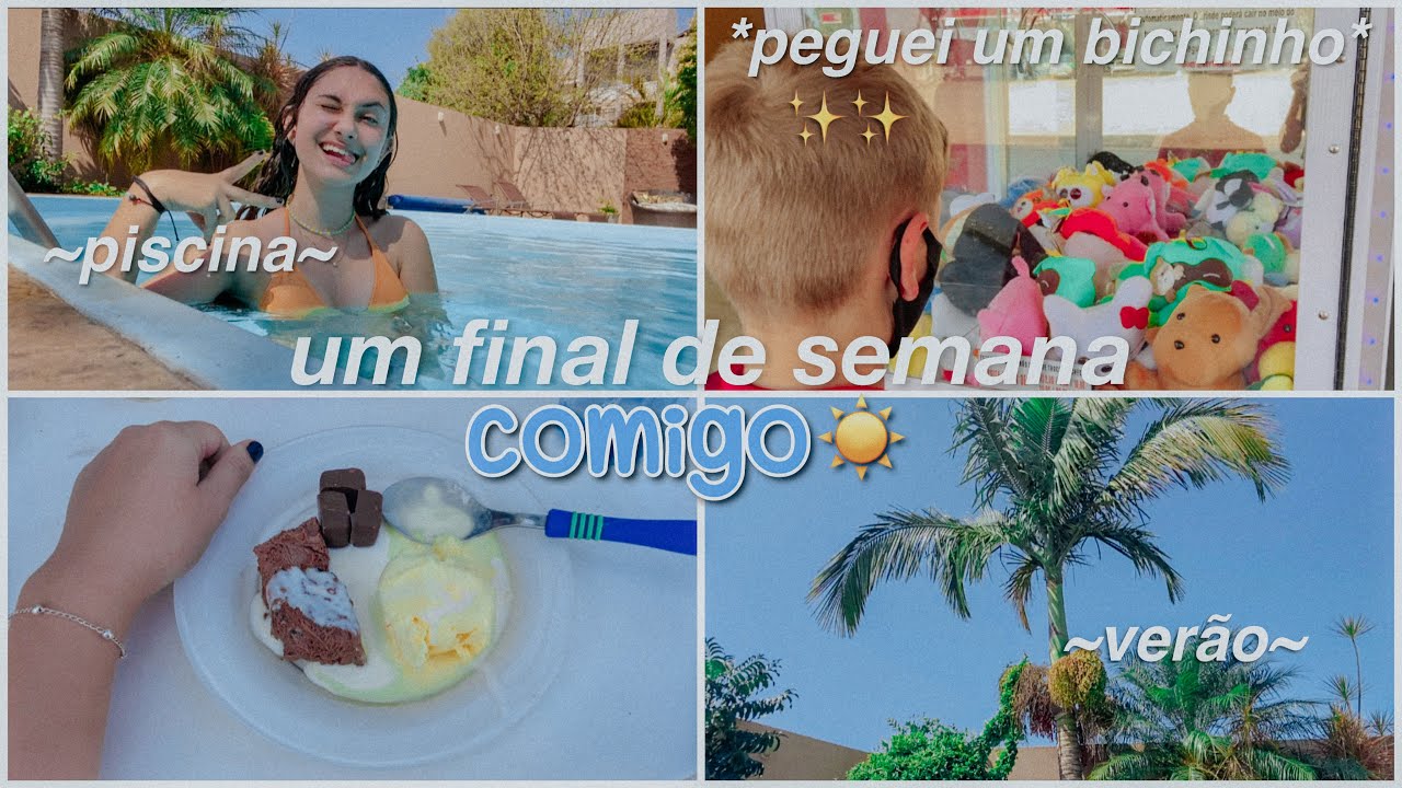 um final de semana comigo✨ ~piscina, calor, família…~