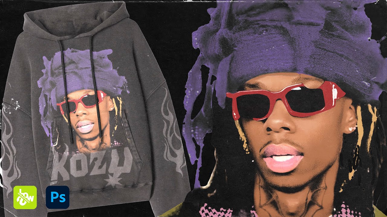How to Design HOODIE for streetwear BRAND using Photoshop ©2024 PappiiQ