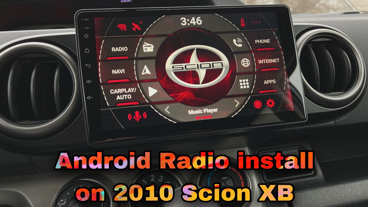 Установка Android-магнитолы на Scion XB 2010 года.