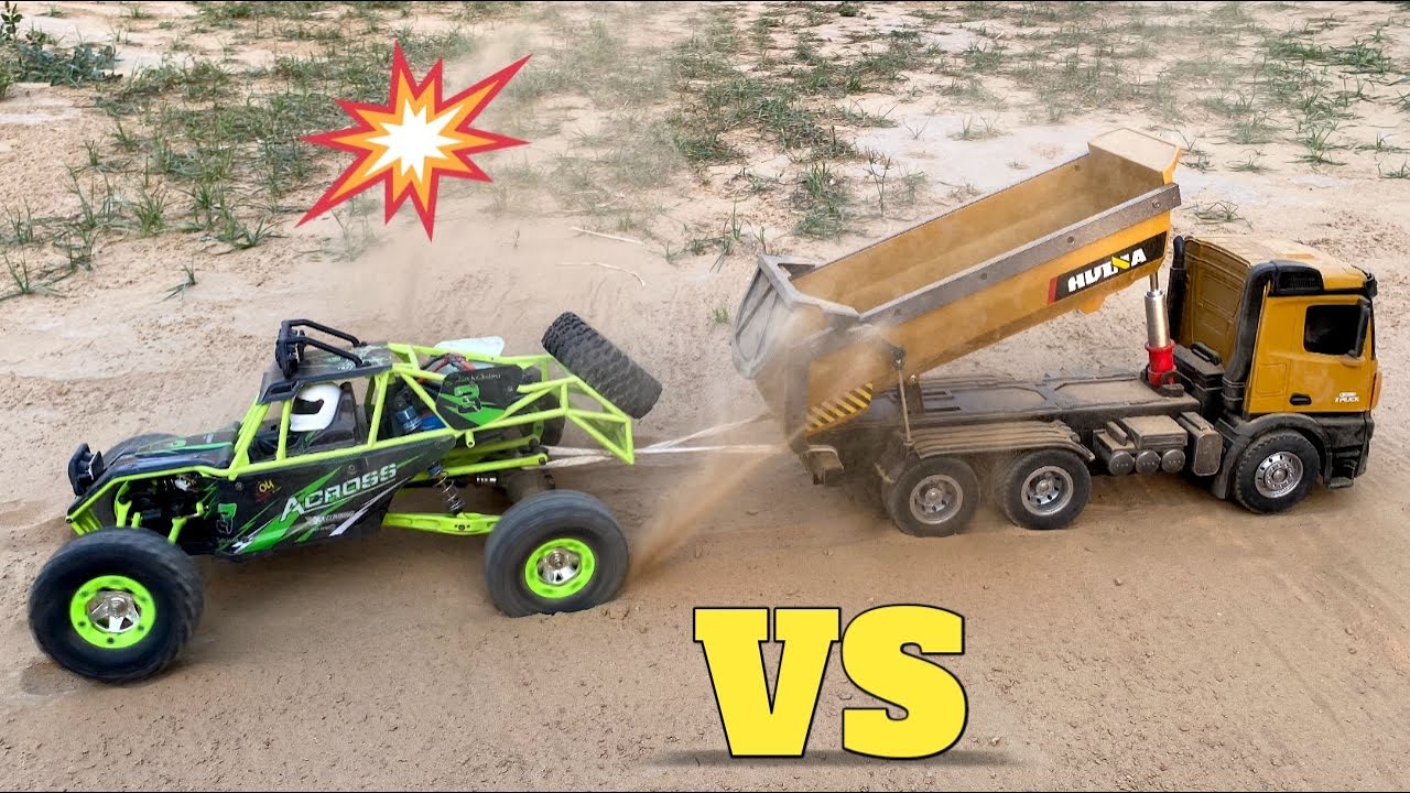 Wltoys 12427 vs Huina 1573 RC Dump Truck | Remote Control Car | RC Cars