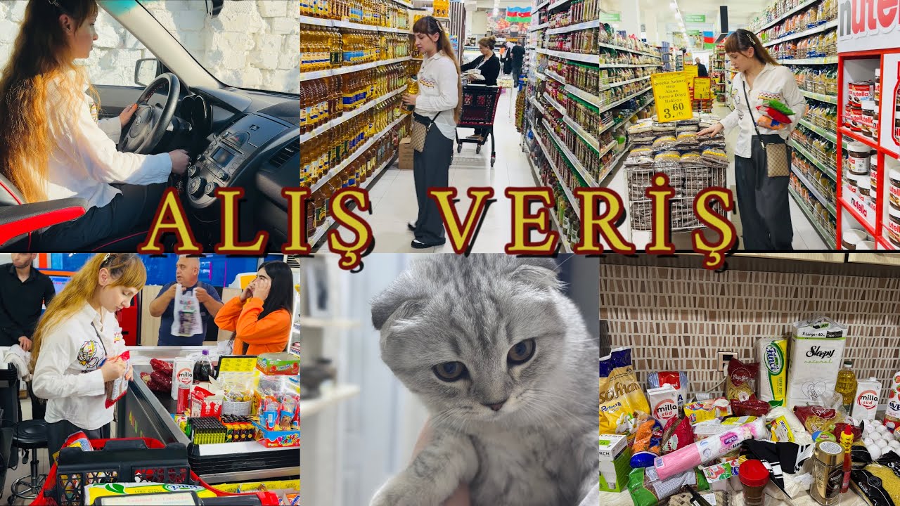 ALIŞ VERIŞ VLOG. #alışveriş #düzenlievim #keşfet #@kubrahesenova7 