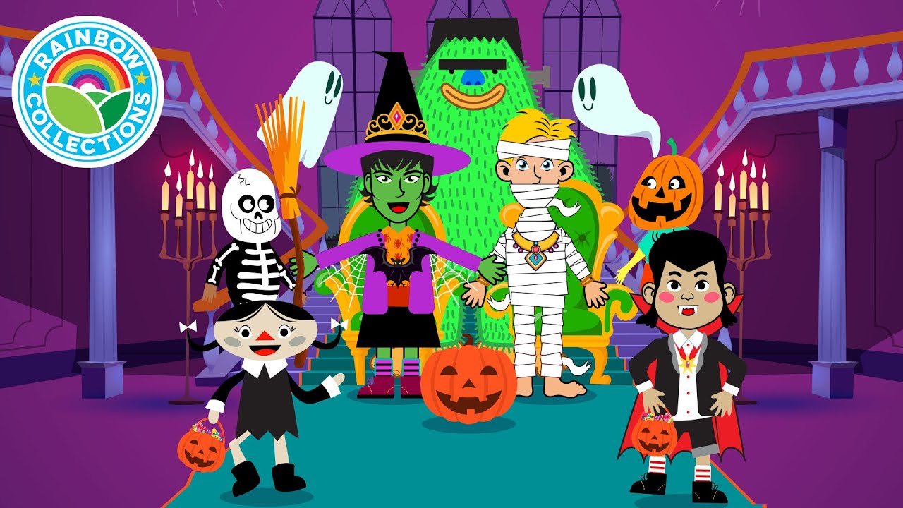 🎃Halloween Queen 🧙‍♀️| 🌈 The Rainbow Collections | Spooky Music for Kids & Toddlers
