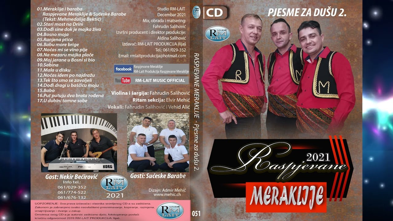 Raspjevane Meraklije 2021 - Pjesme za dušu 2. (CIJELI ALBUM)