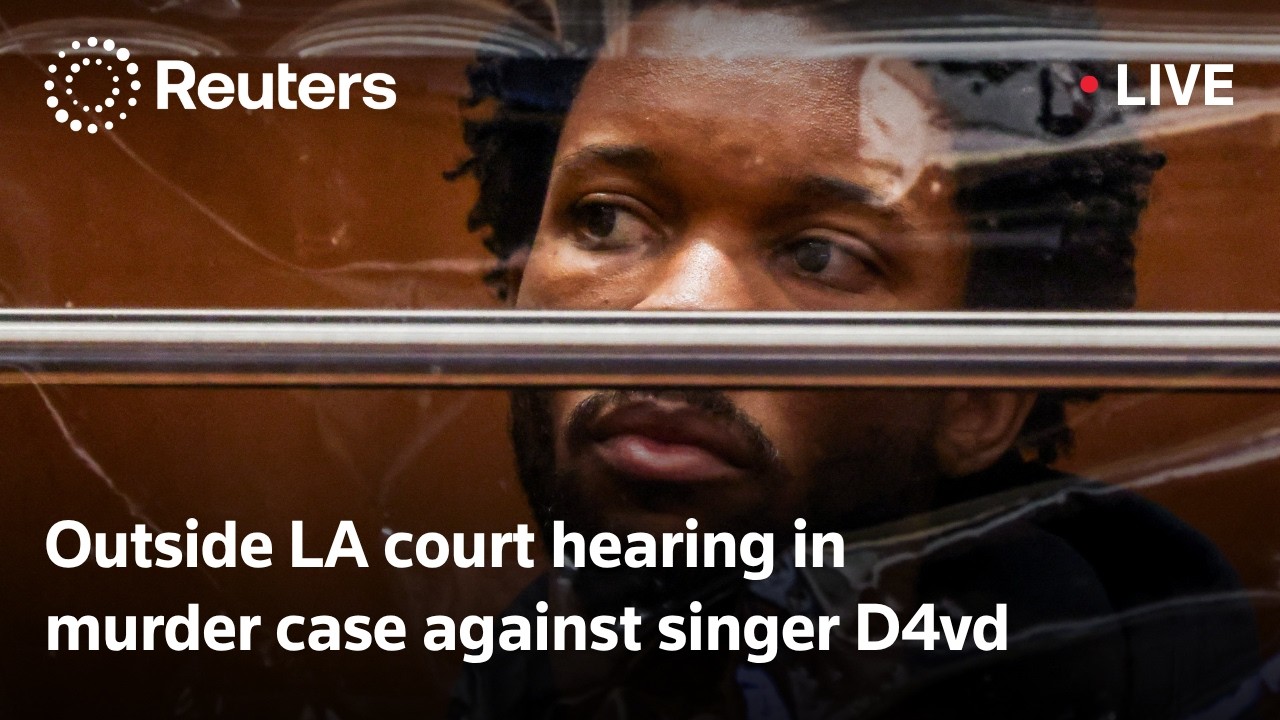 LIVE: Outside LA court hearing in murder case against pop singer D4vd