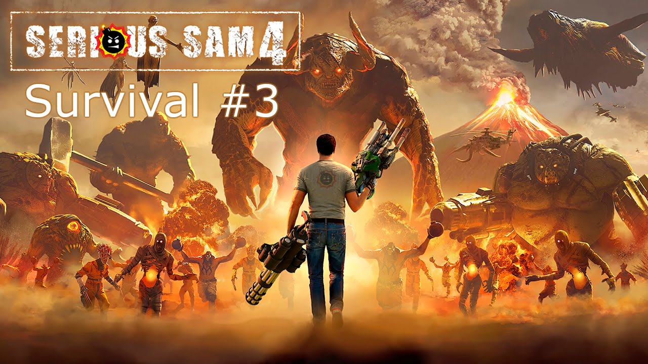 Выживание в Serious Sam 4 на золотую медаль №3 (Карьер, 23:39.93)