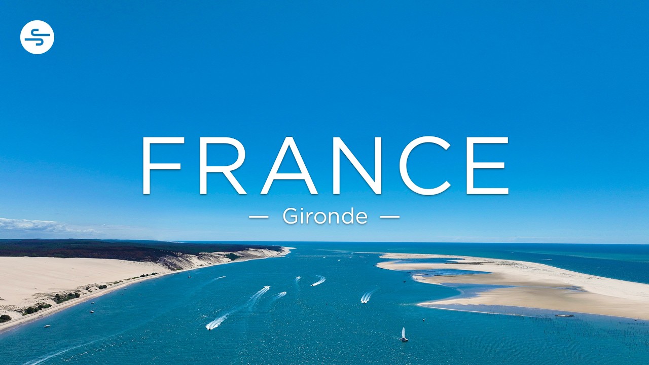 [4K UHD] Gironde, FRANCE🇫🇷 Ambient Drone Film + Ambient Chillout Music for Relax
