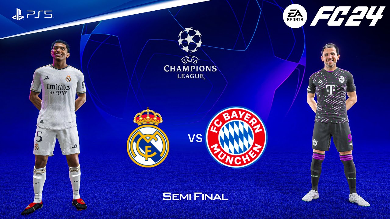 FC 24 - Real Madrid vs Bayern Munich | UEFA Champions League Semi Final | PS5&trade; [4K60]