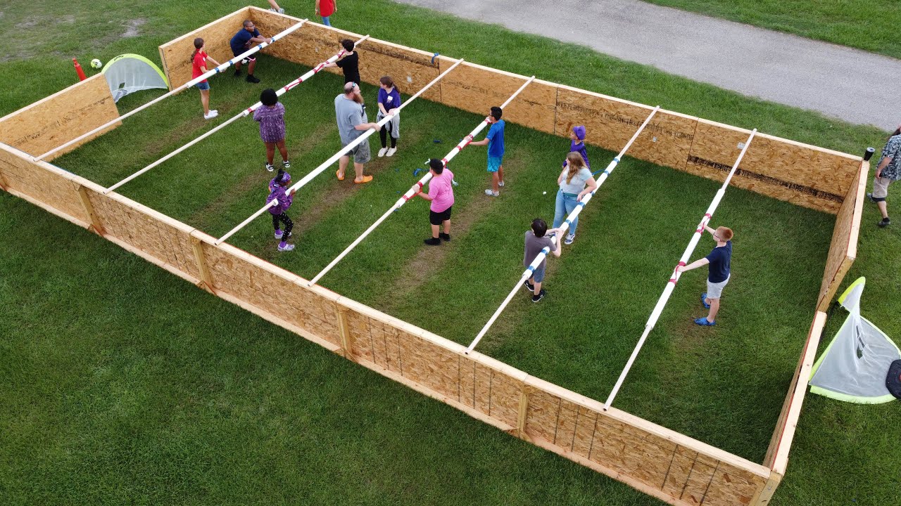 How to build a Human Foosball game DIY