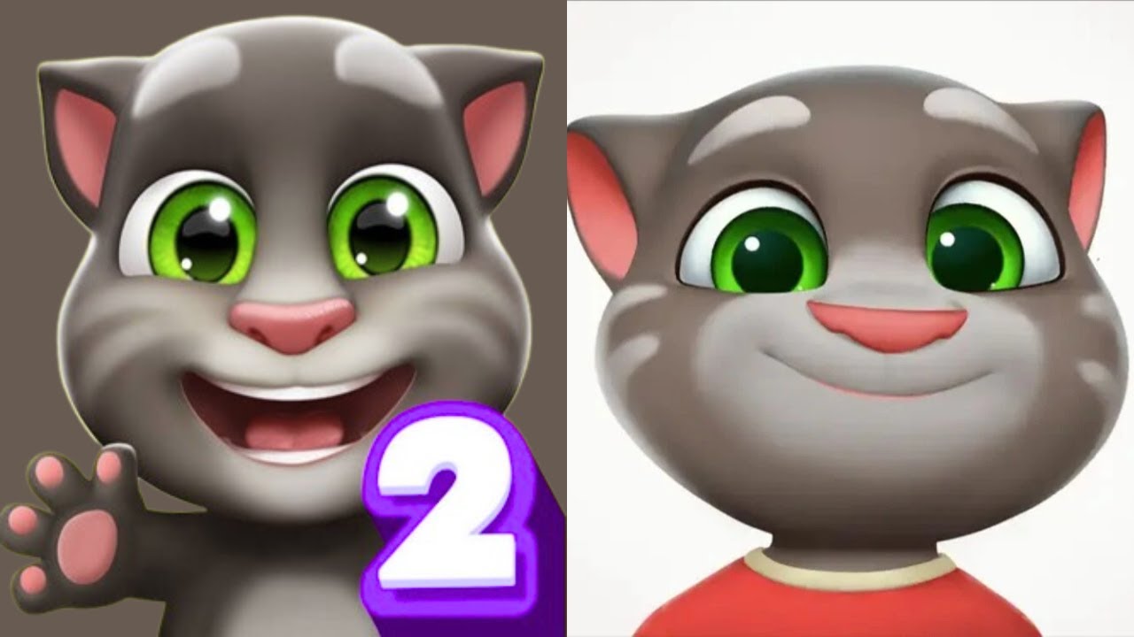 Caption Vs Gray Cat | My Talking Tom 2 Vs My Talking Tom Cat