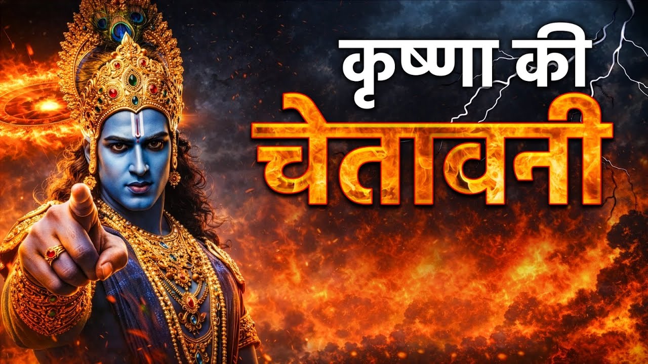 Jab Bhagwan Krishna Chetavni Dete Hain 😱 | By Jeet Sir #krishna