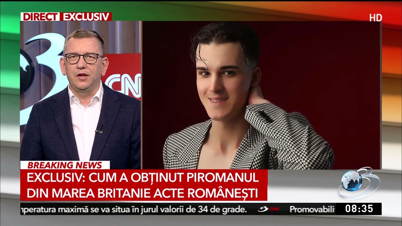 Incendiatorul casei premierului britanic avea acte false românești