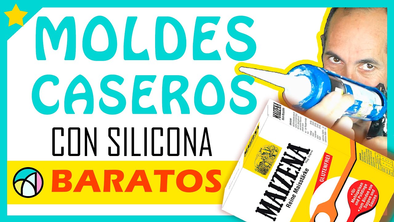 🥇 Cómo hacer MOLDES DE SILICONA CASEROS 💰 BARATOS 💰 Para Resina - con Silicon de sellar y Maizena
