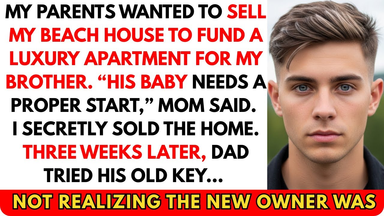 My Parents Planned to Sell My Beach House for My Brother — But I Quietly Sold It Before They Could