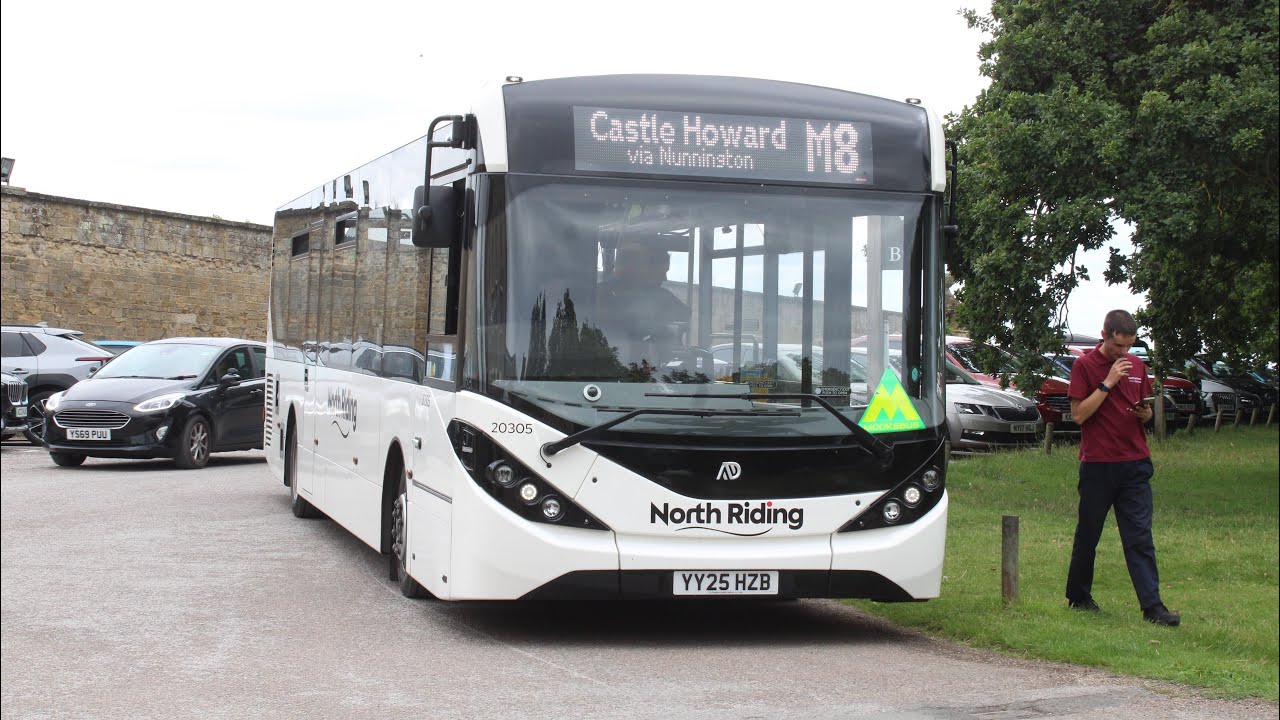 East Yorkshire 305 YY25HZB on a service M8 to Helmsley