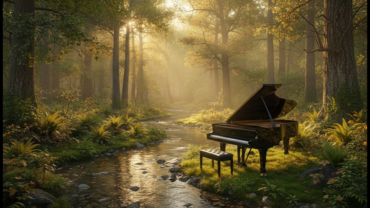 Healing Forest Stream: Peaceful Piano for Deep Rest