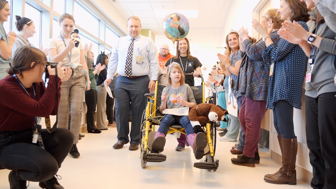 Emily's wish reveal at C.S. Mott Children's Hospital
