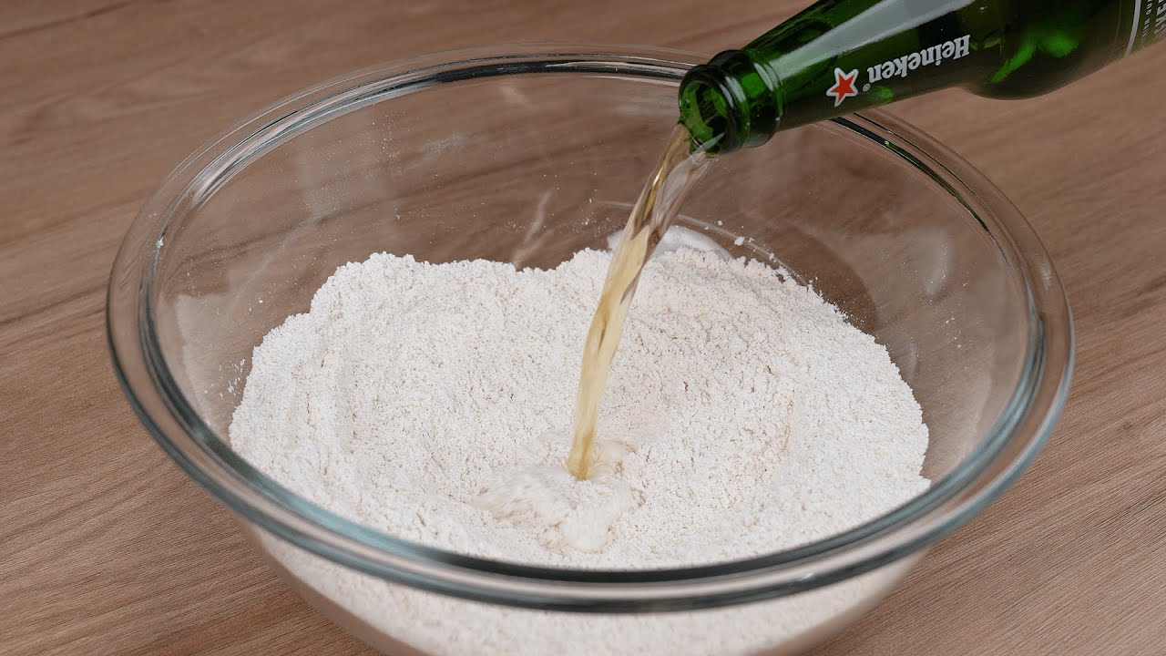 Misture a cerveja na farinha, o resultado vai te surpreender!