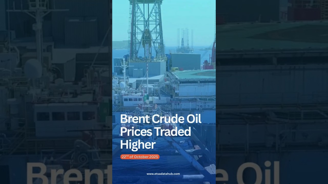 🛢️Brent Crude Oil Prices Traded Higher | ETSA Datahub