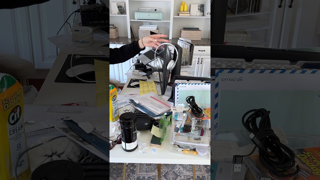 Home Office Cleaning - Organizing Inspo #cleantok