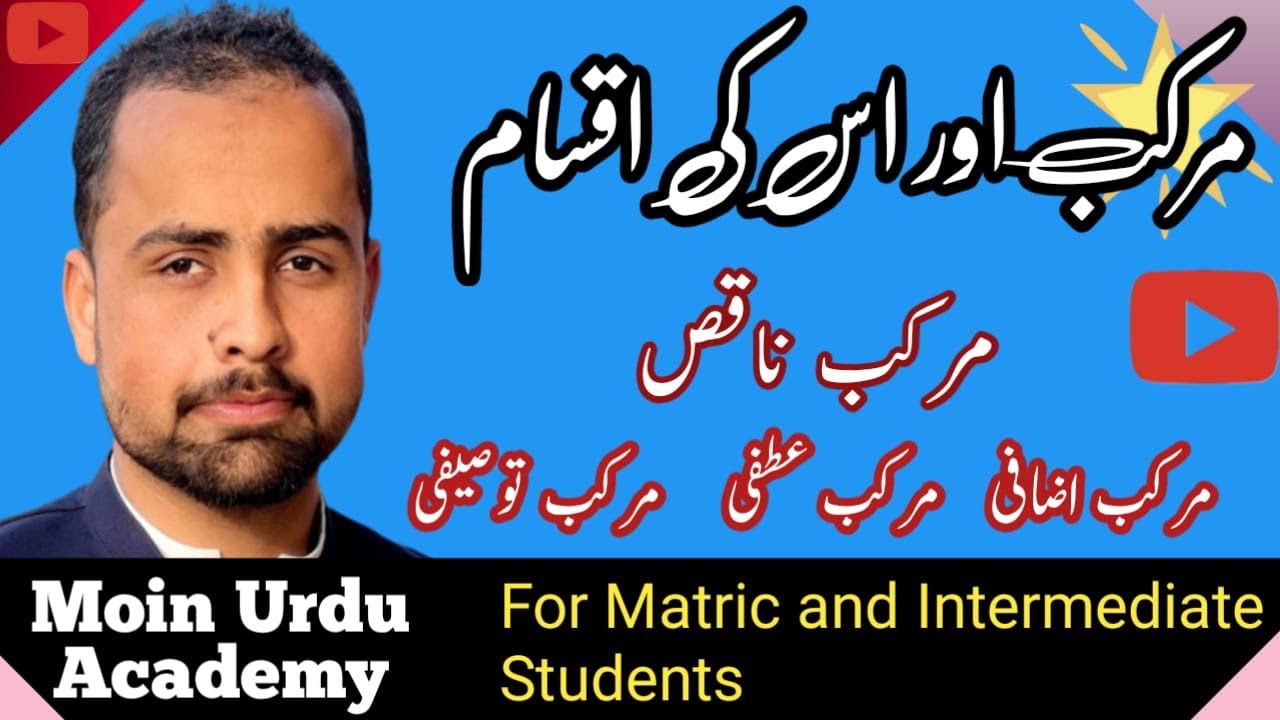 Murakkab|مرکب| Murakkab e Naqas|مرکب ناقص| Tyes|مرکب ناقص کی اقسام|Urdu Grammar|اردو گرائمر|Moin U A