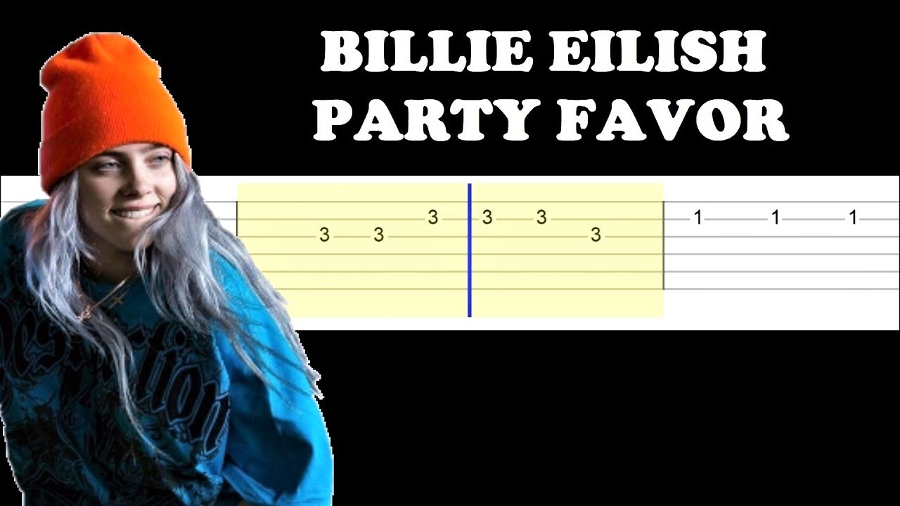 Billie Eilish - Party Favor (Easy Guitar Tabs Tutorial)