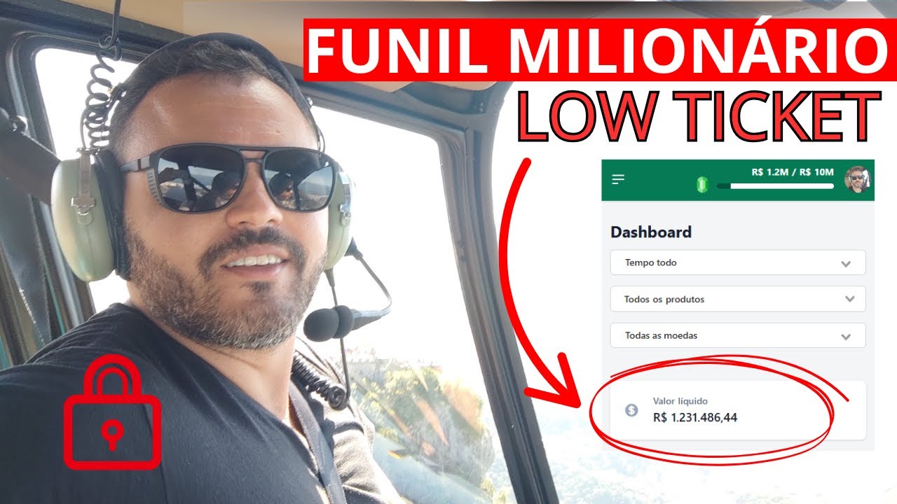 Como Faturei 1 MILH&Atilde;O COM LOW TICKET Sozinho Sem Equipe Com Esse FUNIL Passo a Passo