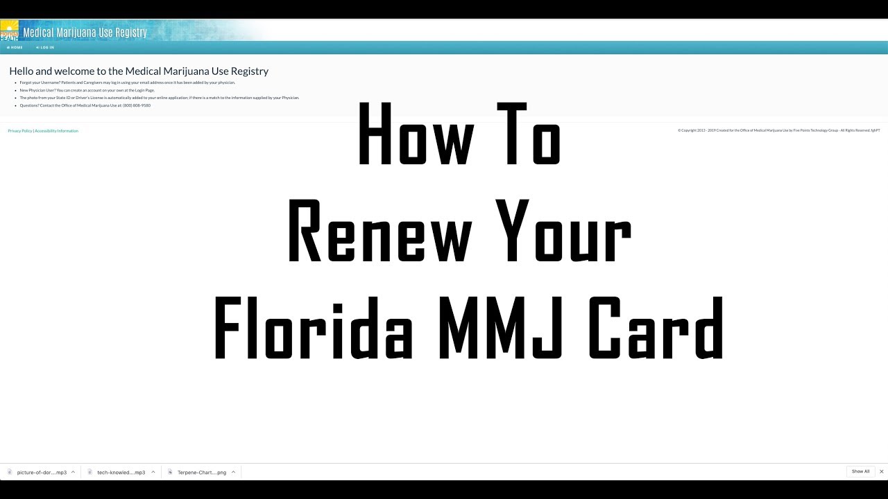 How To Renew Your Florida Medical Marijuana Card Electronically Online