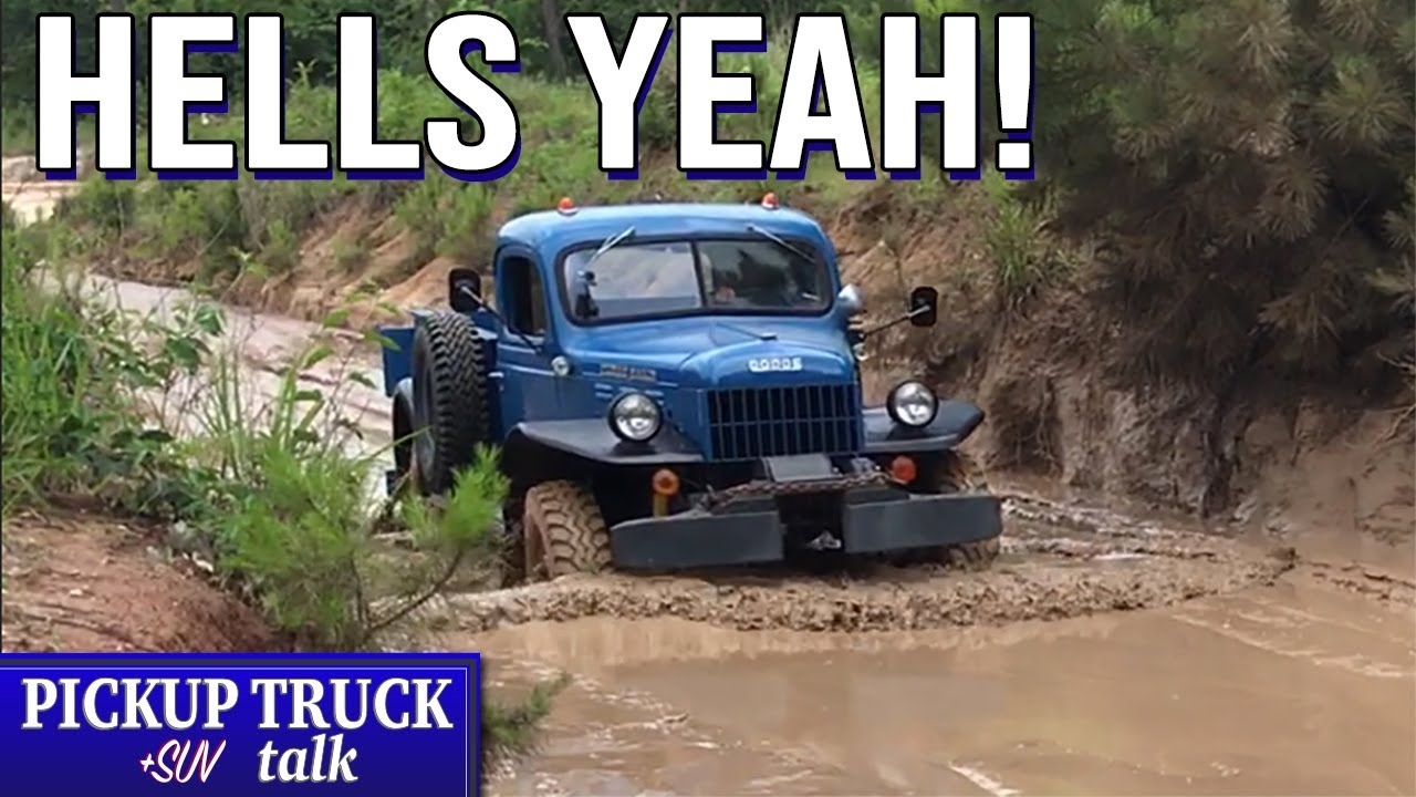 Old School COOL! Off-Road Dirty with 1955 Dodge Power Wagon