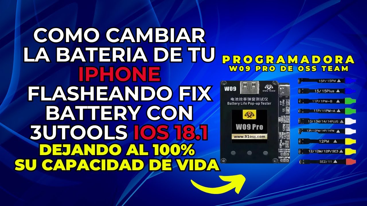 ✅ Como remplazar y programar la batería de iPhone con el iOS 18 y dejar su condición de vida al 100%