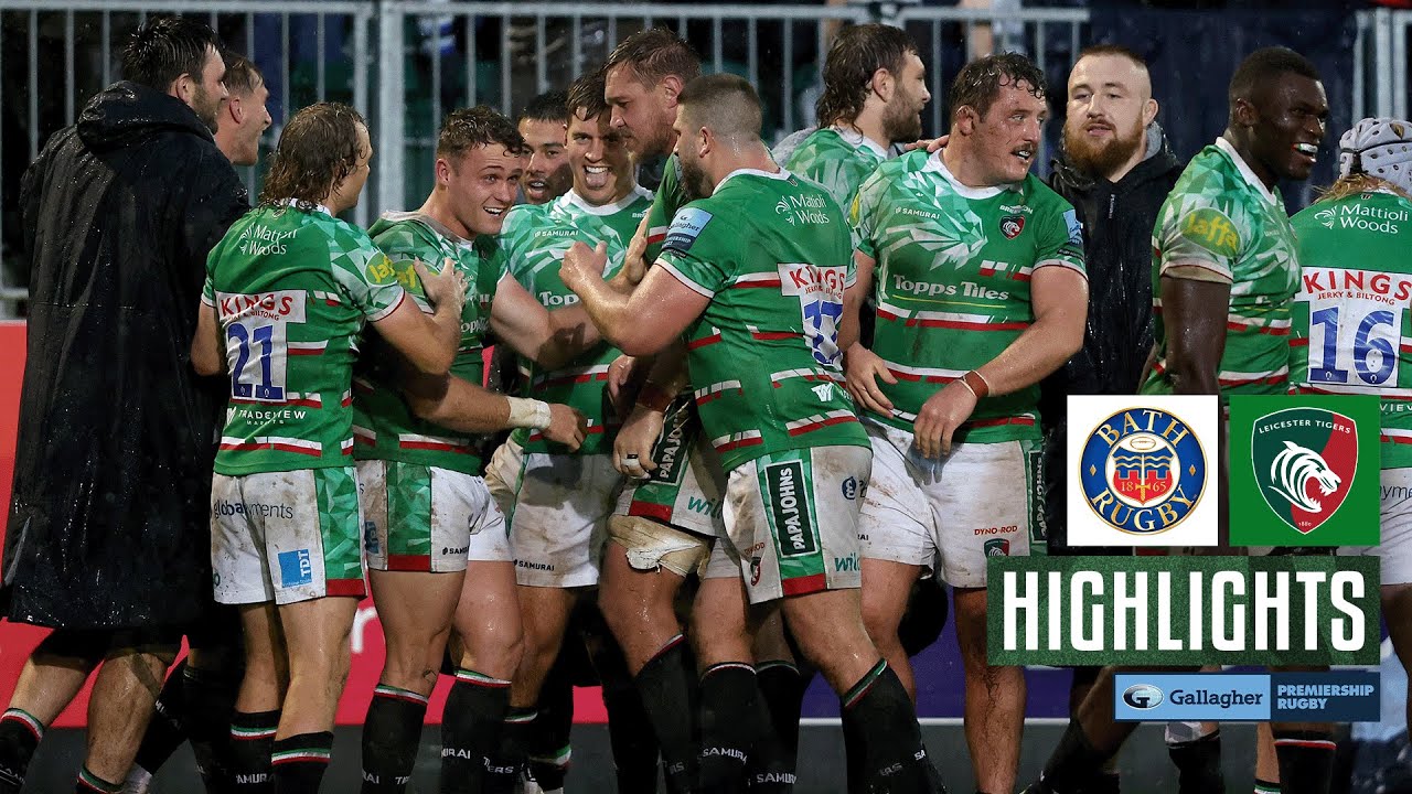 Highlights: Bath Rugby v Leicester Tigers  | Gallagher Premiership 23/24, Round 3