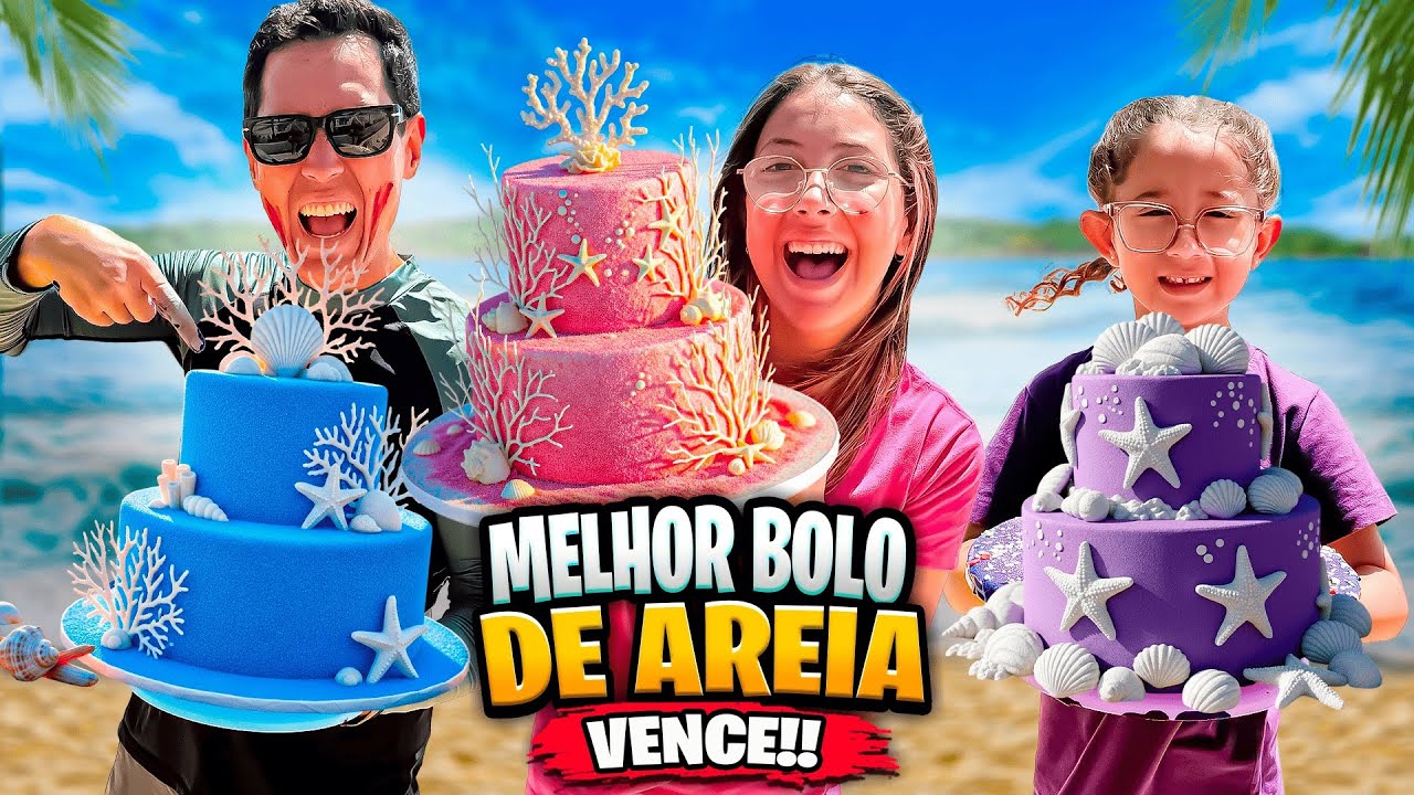 ★ QUEM FEZ O MELHOR BOLO DE AREIA *LULU, NANDA OU RODRIGO? ★