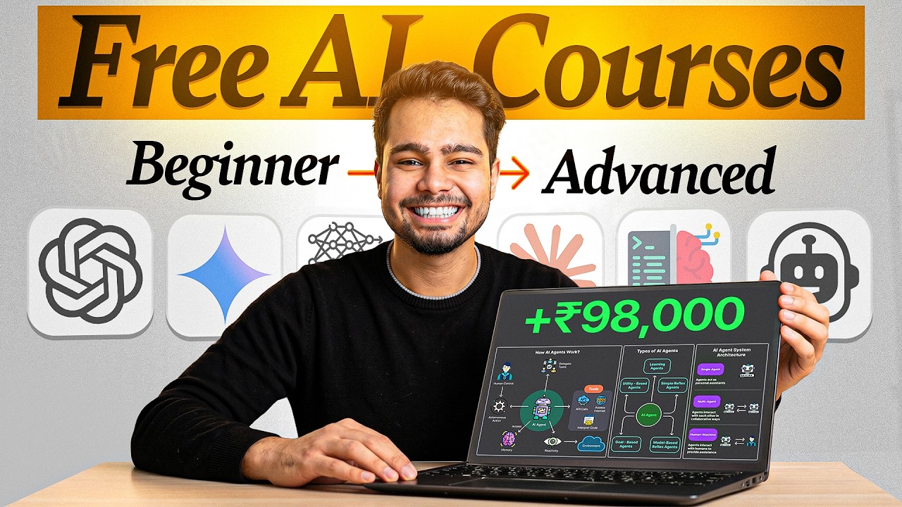 5 Free AI Courses That Will Get You High Paying Jobs in 2026: Beginner to Advanced Skills