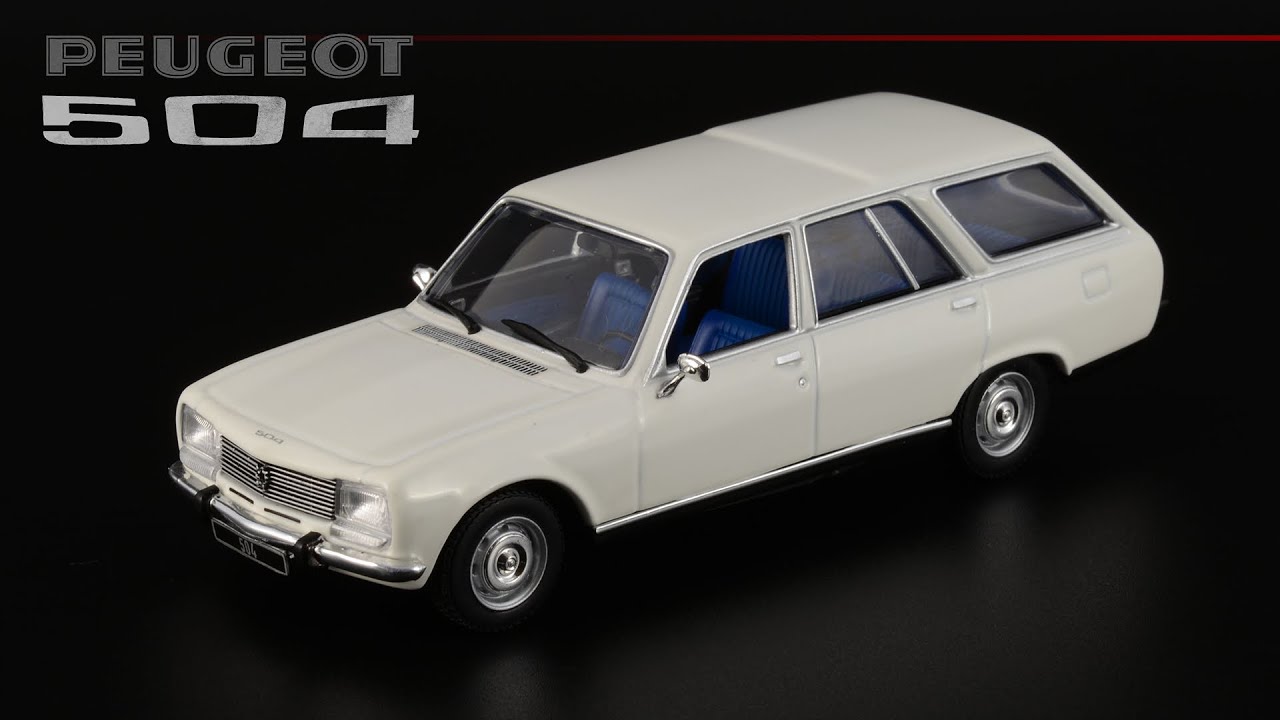 Универсал по-французски: Peugeot 504 Break • Minichamps • Масштабные модели автомобилей 1:43 • 1975