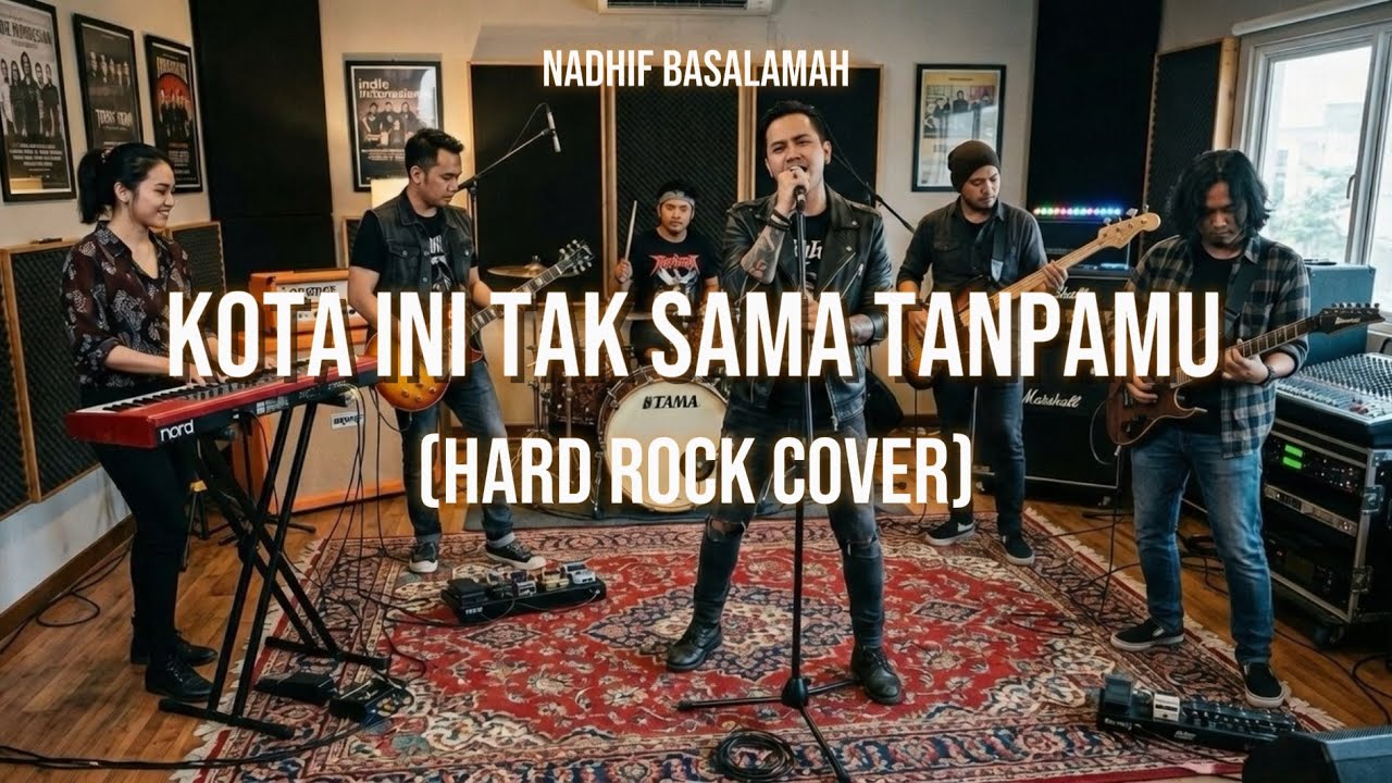 Nadhif Basalamah - kota ini tak sama tanpamu | Hard Rock Cover