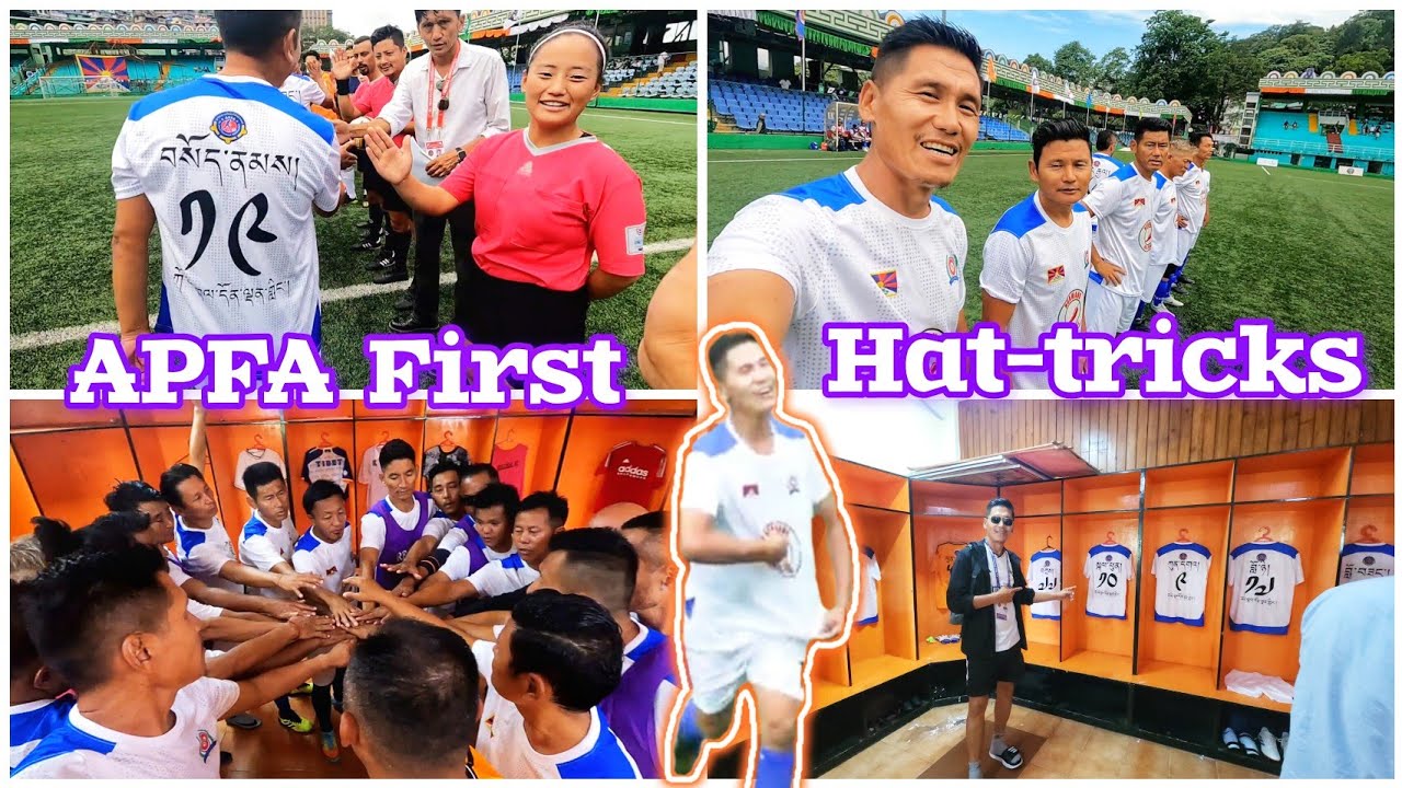 First Hat-tricks⚽️⚽️⚽️ APFA 2025 || Kollegal VS  Dhondupling Legends || Gangtok|| Tibetan YouTuber