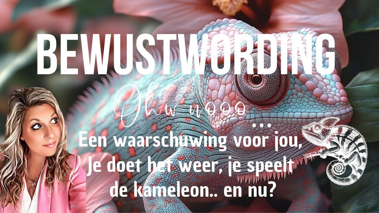 ‼️Een waarschuwing voor jou, je doet het weer, je speelt de 🦎kameleon.. en nu?🤔