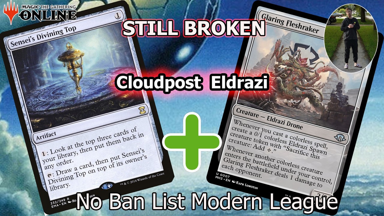 THEY FINALLY DID IT | No Ban List Modern League With Cloudpost Eldrazi | Magic Online