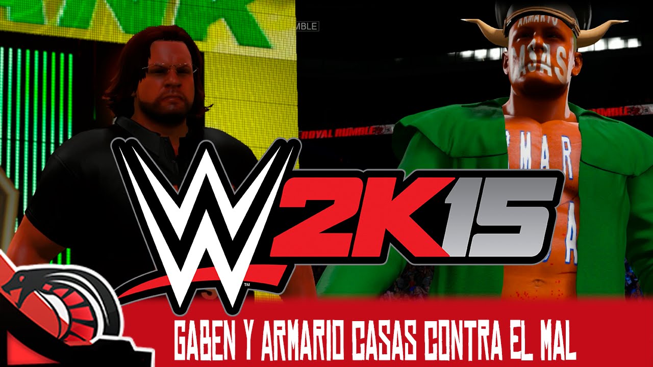 GABEN Y ARMARIO CASAS CONTRA EL MAL | WWE 2k15 Vs/ None