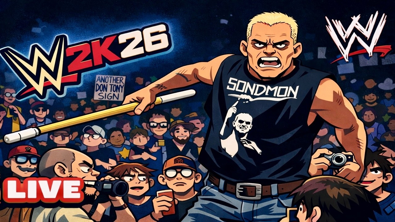 WWE 2K26 🔴LIVE dropping at midnight