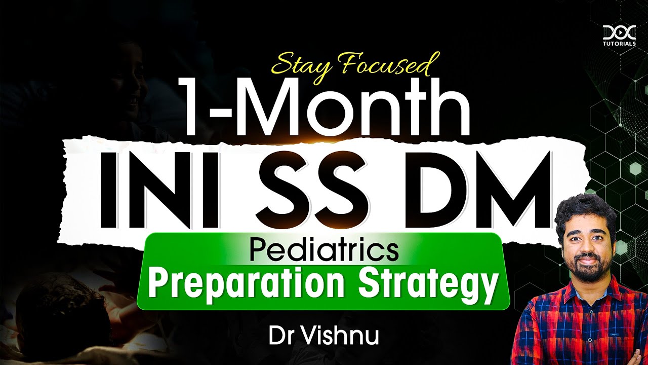 1-Month INI SS DM Preparation Strategy | Live with Dr. Vishnu | INI SS DM Exam Tips & Strategies