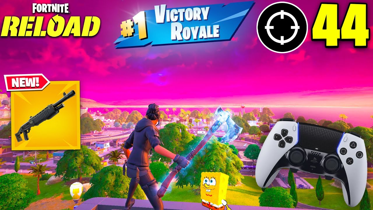 44 Elimination Solo "RELOAD” Gameplay Wins (Fortnite Chapter 7 PS5 Controller)